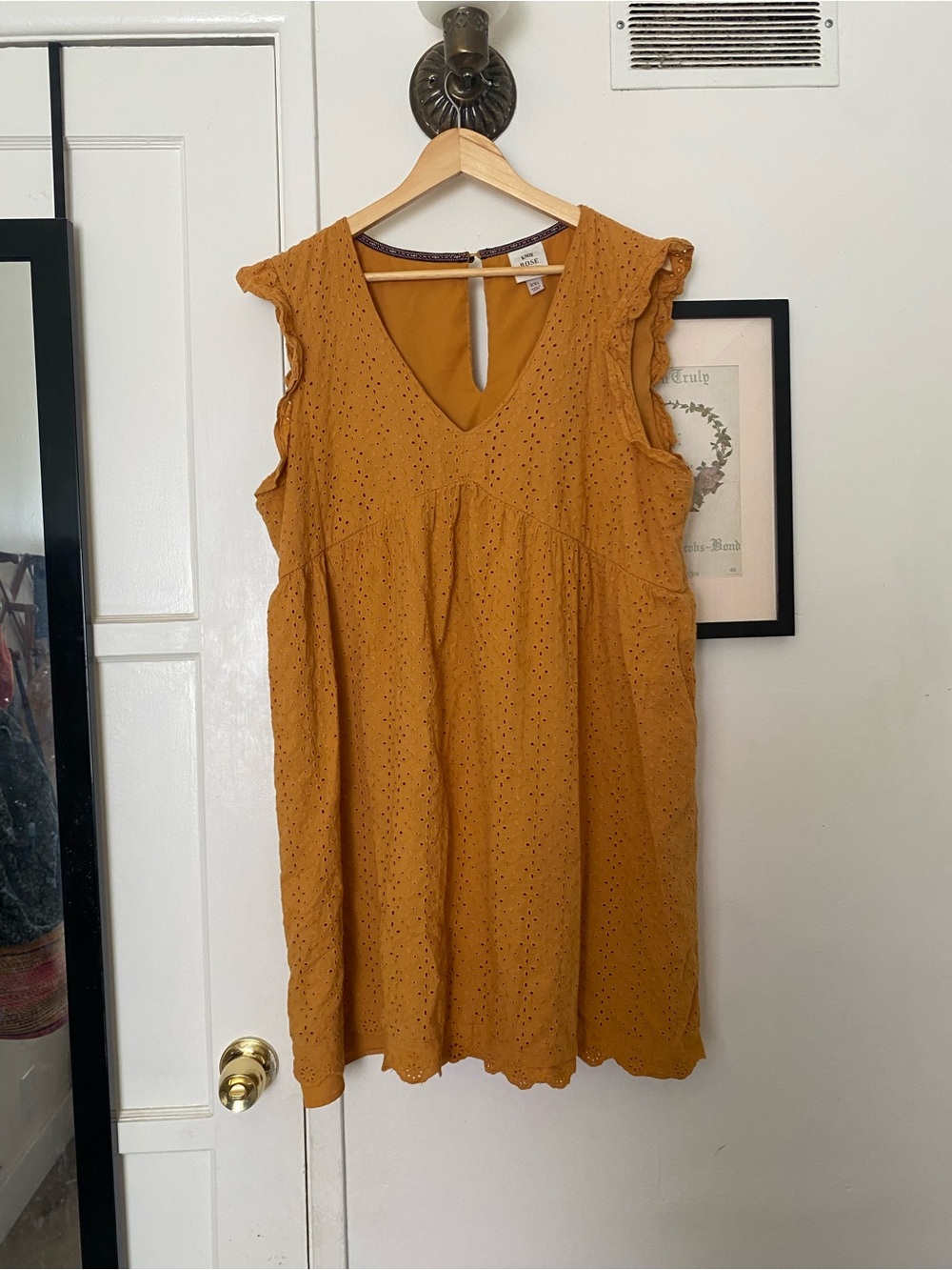 Knox rose goldenrod dress